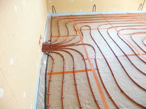 plancher chauffant quimperlé installateur