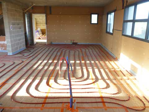 plancher chauffant quimperlé installateur